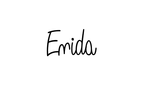 Make a beautiful signature design for name Enida. Use this online signature maker to create a handwritten signature for free. Enida signature style 5 images and pictures png