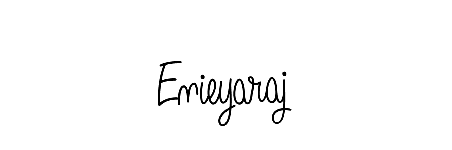 Use a signature maker to create a handwritten signature online. With this signature software, you can design (Angelique-Rose-font-FFP) your own signature for name Enieyaraj. Enieyaraj signature style 5 images and pictures png