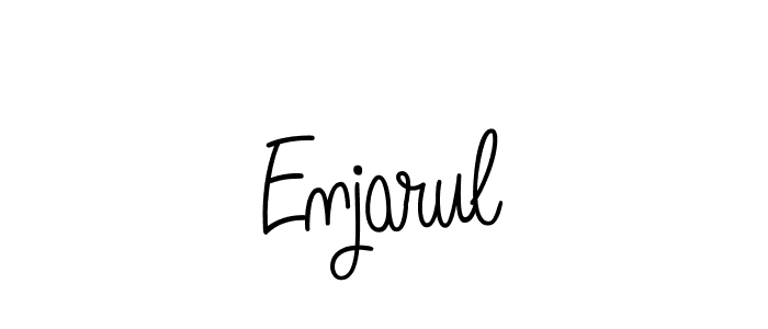 Once you've used our free online signature maker to create your best signature Angelique-Rose-font-FFP style, it's time to enjoy all of the benefits that Enjarul name signing documents. Enjarul signature style 5 images and pictures png
