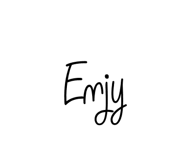 Make a beautiful signature design for name Enjy. Use this online signature maker to create a handwritten signature for free. Enjy signature style 5 images and pictures png