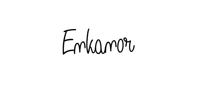 if you are searching for the best signature style for your name Enkanor. so please give up your signature search. here we have designed multiple signature styles  using Angelique-Rose-font-FFP. Enkanor signature style 5 images and pictures png