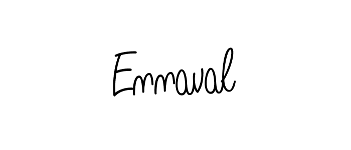 Ennaval stylish signature style. Best Handwritten Sign (Angelique-Rose-font-FFP) for my name. Handwritten Signature Collection Ideas for my name Ennaval. Ennaval signature style 5 images and pictures png