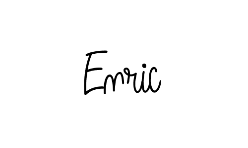 Enric stylish signature style. Best Handwritten Sign (Angelique-Rose-font-FFP) for my name. Handwritten Signature Collection Ideas for my name Enric. Enric signature style 5 images and pictures png