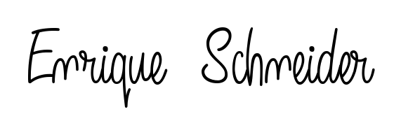 Get inspired by this graceful Angelique-Rose-font-FFP signature style for name Enrique  Schneider. Smooth loops and balanced proportions for everyday use. Enrique  Schneider signature style 5 images and pictures png