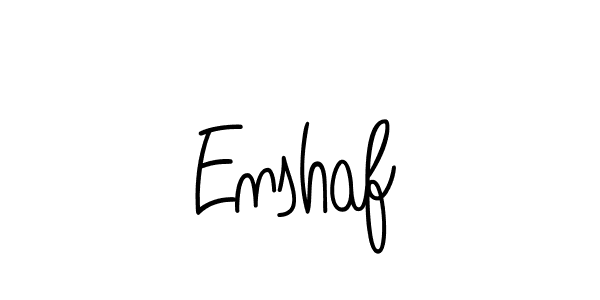 How to Draw Enshaf signature style? Angelique-Rose-font-FFP is a latest design signature styles for name Enshaf. Enshaf signature style 5 images and pictures png