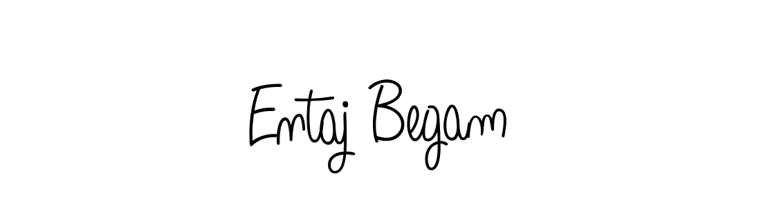 Make a beautiful signature design for name Entaj Begam. With this signature (Angelique-Rose-font-FFP) style, you can create a handwritten signature for free. Entaj Begam signature style 5 images and pictures png