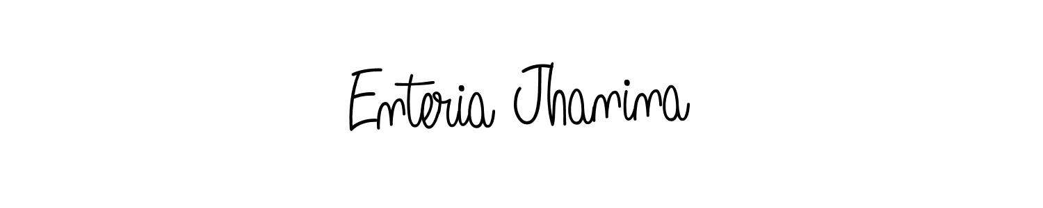 Check out images of Autograph of Enteria Jhanina name. Actor Enteria Jhanina Signature Style. Angelique-Rose-font-FFP is a professional sign style online. Enteria Jhanina signature style 5 images and pictures png