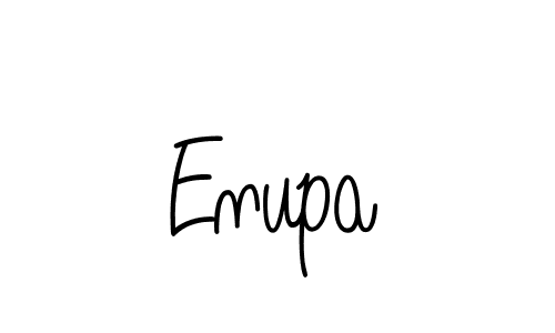 Make a beautiful signature design for name Enupa. With this signature (Angelique-Rose-font-FFP) style, you can create a handwritten signature for free. Enupa signature style 5 images and pictures png