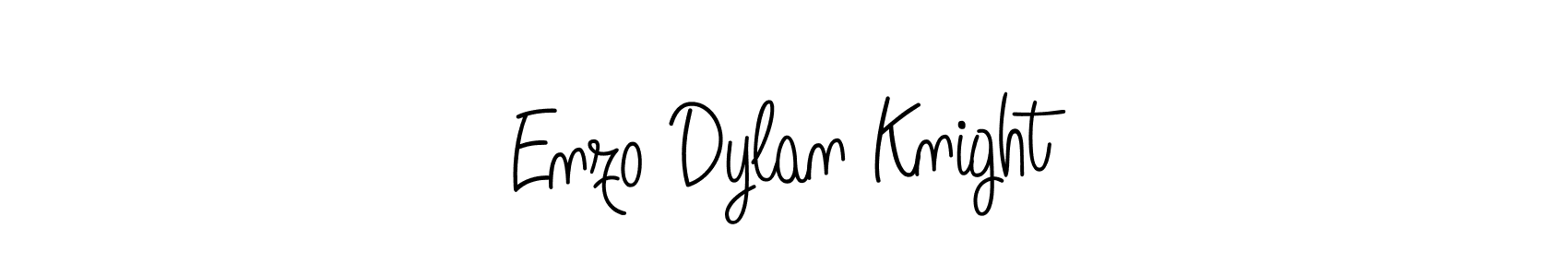 Also we have Enzo Dylan Knight name is the best signature style. Create professional handwritten signature collection using Angelique-Rose-font-FFP autograph style. Enzo Dylan Knight signature style 5 images and pictures png