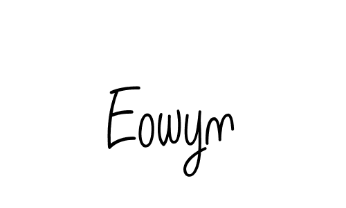 How to make Eowyn name signature. Use Angelique-Rose-font-FFP style for creating short signs online. This is the latest handwritten sign. Eowyn signature style 5 images and pictures png