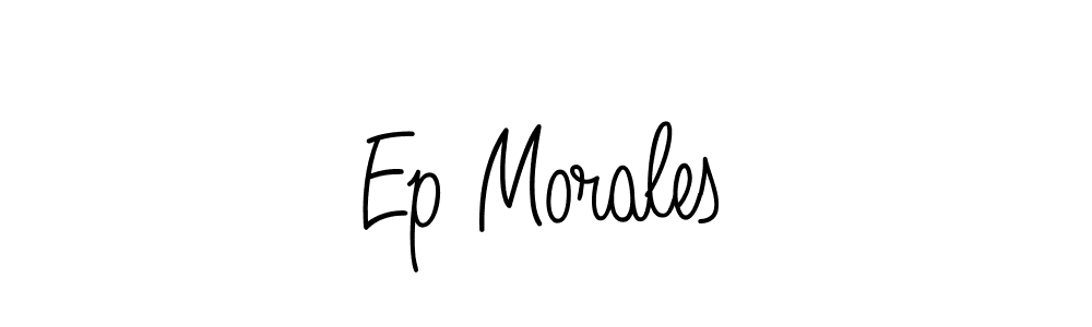if you are searching for the best signature style for your name Ep Morales. so please give up your signature search. here we have designed multiple signature styles  using Angelique-Rose-font-FFP. Ep Morales signature style 5 images and pictures png