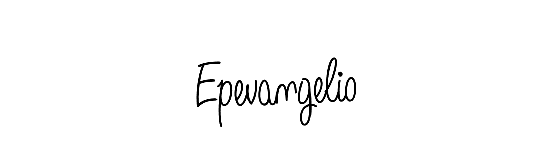 Create a beautiful signature design for name Epevangelio. With this signature (Angelique-Rose-font-FFP) fonts, you can make a handwritten signature for free. Epevangelio signature style 5 images and pictures png