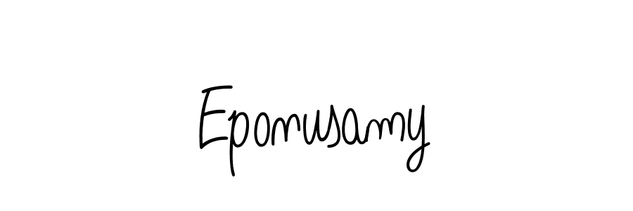 Also we have Eponusamy name is the best signature style. Create professional handwritten signature collection using Angelique-Rose-font-FFP autograph style. Eponusamy signature style 5 images and pictures png