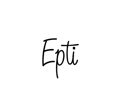 How to make Epti name signature. Use Angelique-Rose-font-FFP style for creating short signs online. This is the latest handwritten sign. Epti signature style 5 images and pictures png