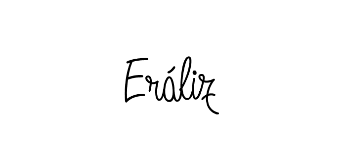 How to make Eráliz name signature. Use Angelique-Rose-font-FFP style for creating short signs online. This is the latest handwritten sign. Eráliz signature style 5 images and pictures png