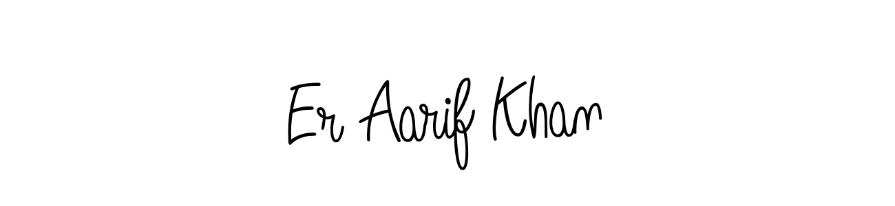 Design your own signature with our free online signature maker. With this signature software, you can create a handwritten (Angelique-Rose-font-FFP) signature for name Er Aarif Khan. Er Aarif Khan signature style 5 images and pictures png