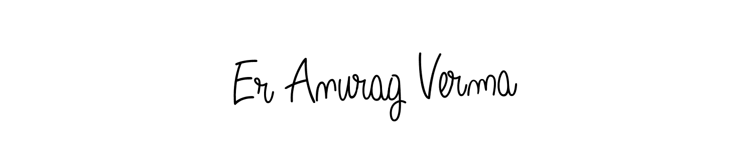 Angelique-Rose-font-FFP is a professional signature style that is perfect for those who want to add a touch of class to their signature. It is also a great choice for those who want to make their signature more unique. Get Er Anurag Verma name to fancy signature for free. Er Anurag Verma signature style 5 images and pictures png