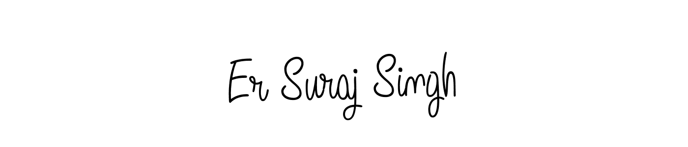 How to Draw Er Suraj Singh signature style? Angelique-Rose-font-FFP is a latest design signature styles for name Er Suraj Singh. Er Suraj Singh signature style 5 images and pictures png