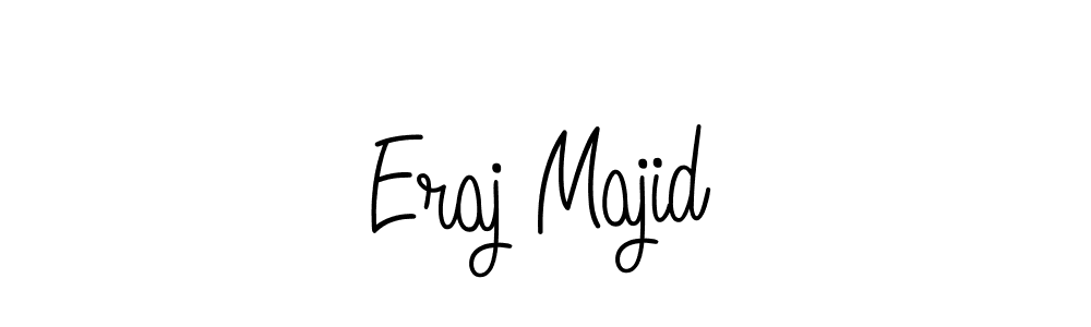 How to make Eraj Majid name signature. Use Angelique-Rose-font-FFP style for creating short signs online. This is the latest handwritten sign. Eraj Majid signature style 5 images and pictures png