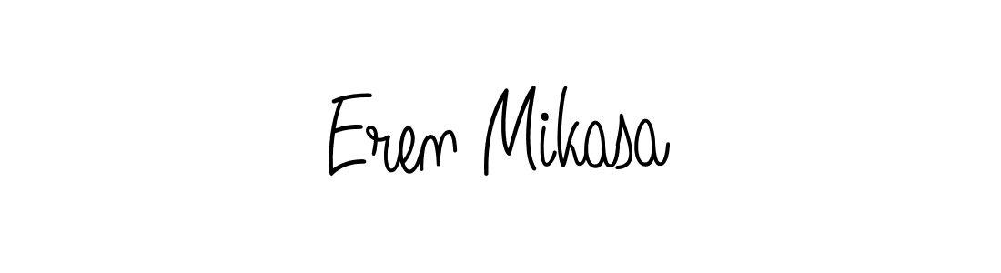 Also we have Eren Mikasa name is the best signature style. Create professional handwritten signature collection using Angelique-Rose-font-FFP autograph style. Eren Mikasa signature style 5 images and pictures png