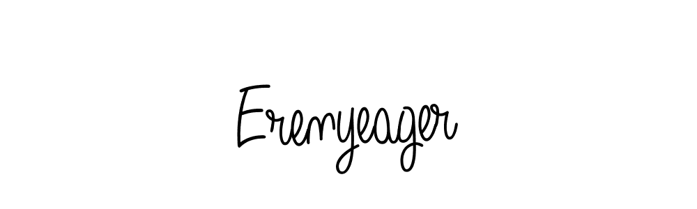 How to make Erenyeager name signature. Use Angelique-Rose-font-FFP style for creating short signs online. This is the latest handwritten sign. Erenyeager signature style 5 images and pictures png