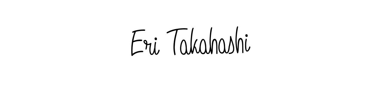 The best way (Angelique-Rose-font-FFP) to make a short signature is to pick only two or three words in your name. The name Eri Takahashi include a total of six letters. For converting this name. Eri Takahashi signature style 5 images and pictures png