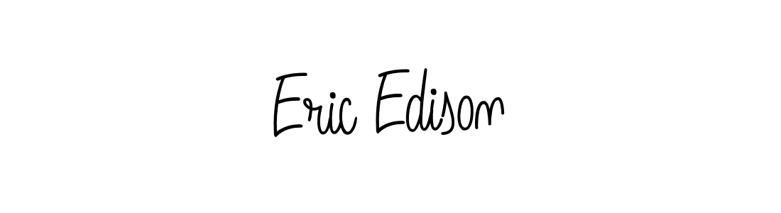 The best way (Angelique-Rose-font-FFP) to make a short signature is to pick only two or three words in your name. The name Eric Edison include a total of six letters. For converting this name. Eric Edison signature style 5 images and pictures png