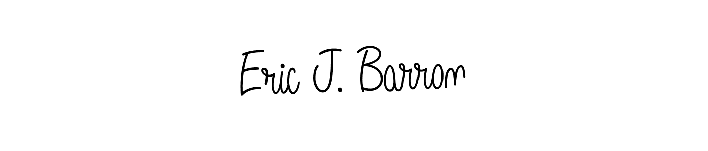 The best way (Angelique-Rose-font-FFP) to make a short signature is to pick only two or three words in your name. The name Eric J. Barron include a total of six letters. For converting this name. Eric J. Barron signature style 5 images and pictures png