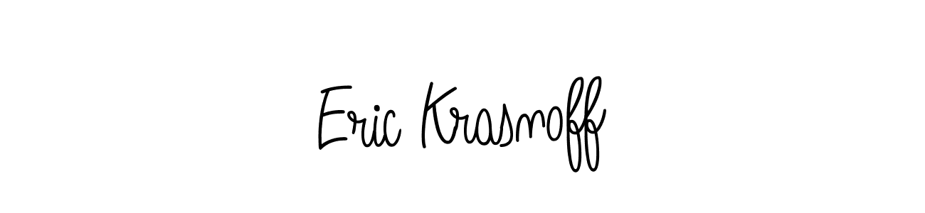 How to make Eric Krasnoff signature? Angelique-Rose-font-FFP is a professional autograph style. Create handwritten signature for Eric Krasnoff name. Eric Krasnoff signature style 5 images and pictures png