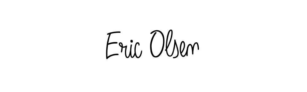 Eric Olsen stylish signature style. Best Handwritten Sign (Angelique-Rose-font-FFP) for my name. Handwritten Signature Collection Ideas for my name Eric Olsen. Eric Olsen signature style 5 images and pictures png