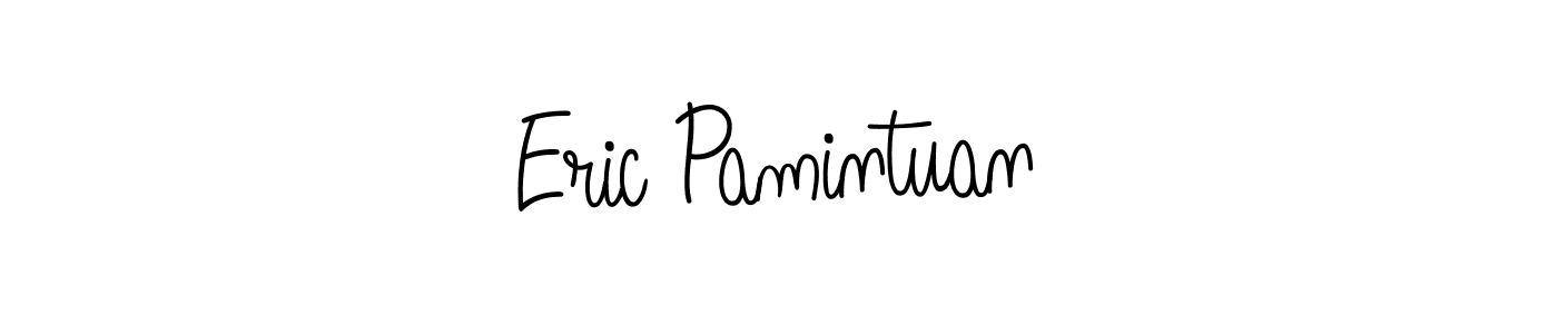 How to make Eric Pamintuan name signature. Use Angelique-Rose-font-FFP style for creating short signs online. This is the latest handwritten sign. Eric Pamintuan signature style 5 images and pictures png