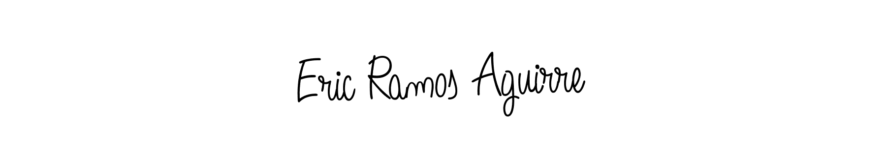 Use a signature maker to create a handwritten signature online. With this signature software, you can design (Angelique-Rose-font-FFP) your own signature for name Eric Ramos Aguirre. Eric Ramos Aguirre signature style 5 images and pictures png