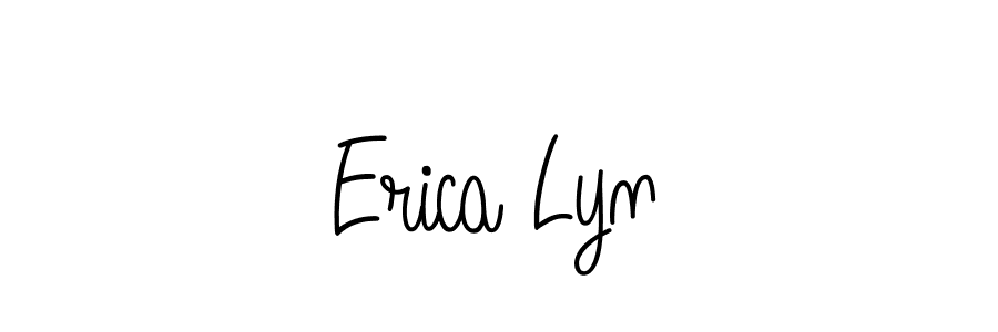 Erica Lyn stylish signature style. Best Handwritten Sign (Angelique-Rose-font-FFP) for my name. Handwritten Signature Collection Ideas for my name Erica Lyn. Erica Lyn signature style 5 images and pictures png