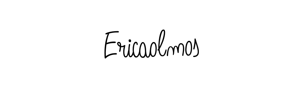 Create a beautiful signature design for name Ericaolmos. With this signature (Angelique-Rose-font-FFP) fonts, you can make a handwritten signature for free. Ericaolmos signature style 5 images and pictures png