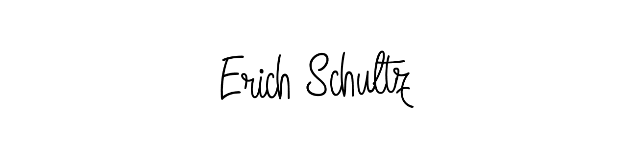 Use a signature maker to create a handwritten signature online. With this signature software, you can design (Angelique-Rose-font-FFP) your own signature for name Erich Schultz. Erich Schultz signature style 5 images and pictures png