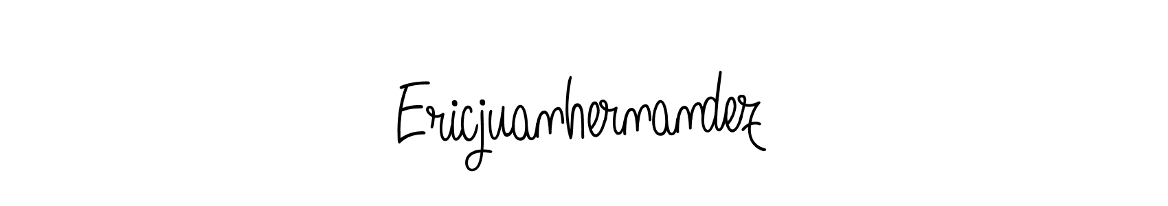 The best way (Angelique-Rose-font-FFP) to make a short signature is to pick only two or three words in your name. The name Ericjuanhernandez include a total of six letters. For converting this name. Ericjuanhernandez signature style 5 images and pictures png