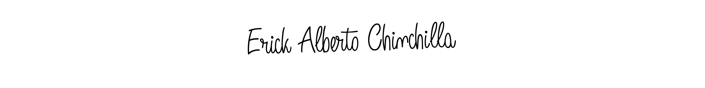 Use a signature maker to create a handwritten signature online. With this signature software, you can design (Angelique-Rose-font-FFP) your own signature for name Erick Alberto Chinchilla. Erick Alberto Chinchilla signature style 5 images and pictures png