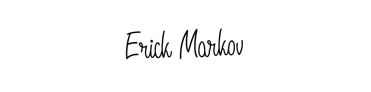 Angelique-Rose-font-FFP is a professional signature style that is perfect for those who want to add a touch of class to their signature. It is also a great choice for those who want to make their signature more unique. Get Erick Markov name to fancy signature for free. Erick Markov signature style 5 images and pictures png