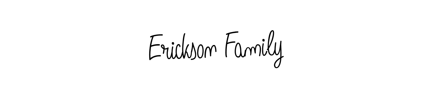 Angelique-Rose-font-FFP is a professional signature style that is perfect for those who want to add a touch of class to their signature. It is also a great choice for those who want to make their signature more unique. Get Erickson Family name to fancy signature for free. Erickson Family signature style 5 images and pictures png