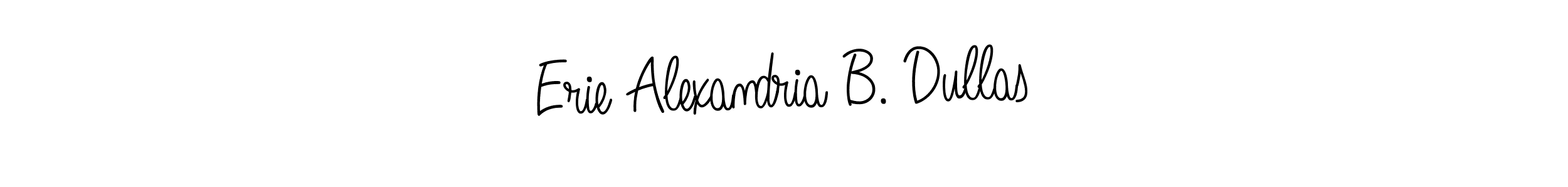 You can use this online signature creator to create a handwritten signature for the name Erie Alexandria B. Dullas. This is the best online autograph maker. Erie Alexandria B. Dullas signature style 5 images and pictures png