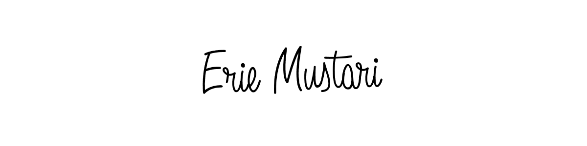 Angelique-Rose-font-FFP is a professional signature style that is perfect for those who want to add a touch of class to their signature. It is also a great choice for those who want to make their signature more unique. Get Erie Mustari name to fancy signature for free. Erie Mustari signature style 5 images and pictures png