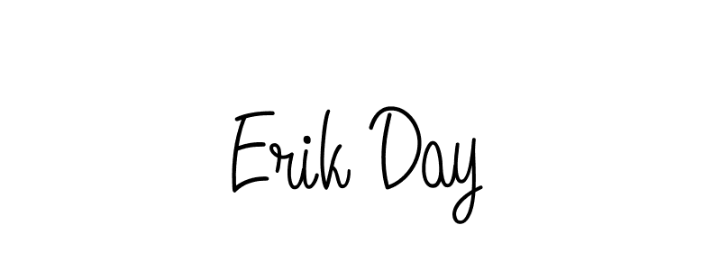 Make a beautiful signature design for name Erik Day. With this signature (Angelique-Rose-font-FFP) style, you can create a handwritten signature for free. Erik Day signature style 5 images and pictures png