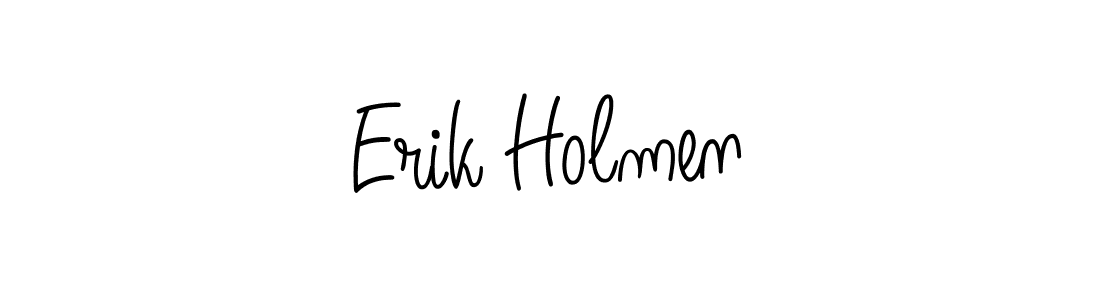 How to Draw Erik Holmen signature style? Angelique-Rose-font-FFP is a latest design signature styles for name Erik Holmen. Erik Holmen signature style 5 images and pictures png