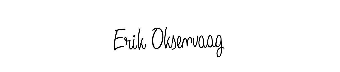 How to make Erik Oksenvaag name signature. Use Angelique-Rose-font-FFP style for creating short signs online. This is the latest handwritten sign. Erik Oksenvaag signature style 5 images and pictures png