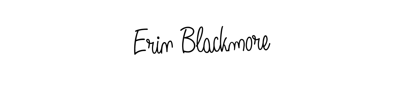 You should practise on your own different ways (Angelique-Rose-font-FFP) to write your name (Erin Blackmore) in signature. don't let someone else do it for you. Erin Blackmore signature style 5 images and pictures png