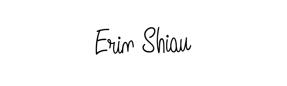 Erin Shiau stylish signature style. Best Handwritten Sign (Angelique-Rose-font-FFP) for my name. Handwritten Signature Collection Ideas for my name Erin Shiau. Erin Shiau signature style 5 images and pictures png
