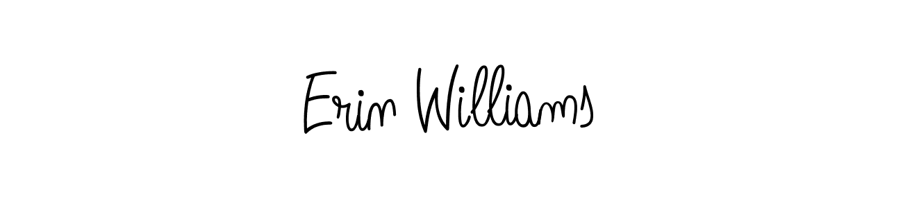 Create a beautiful signature design for name Erin Williams. With this signature (Angelique-Rose-font-FFP) fonts, you can make a handwritten signature for free. Erin Williams signature style 5 images and pictures png
