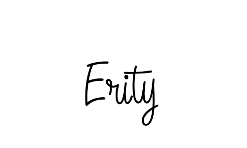Erity stylish signature style. Best Handwritten Sign (Angelique-Rose-font-FFP) for my name. Handwritten Signature Collection Ideas for my name Erity. Erity signature style 5 images and pictures png