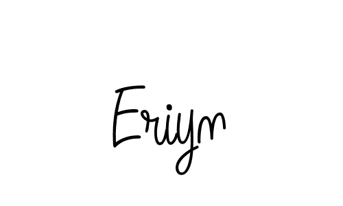 Make a beautiful signature design for name Eriyn. Use this online signature maker to create a handwritten signature for free. Eriyn signature style 5 images and pictures png