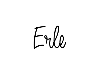 How to make Erle name signature. Use Angelique-Rose-font-FFP style for creating short signs online. This is the latest handwritten sign. Erle signature style 5 images and pictures png